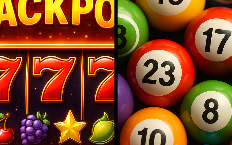 Bingo Balls vs casino jackpot games