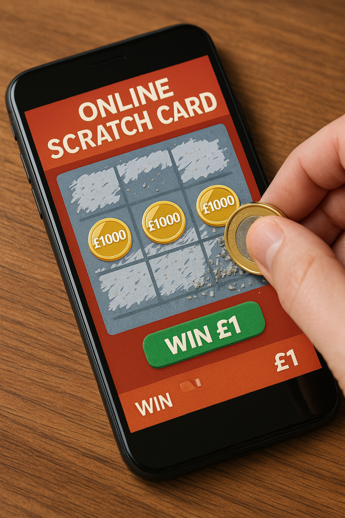 Online Scratch cards for instant wins