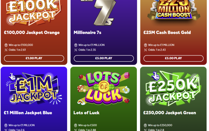 Online Scratchcard Sites in the UK