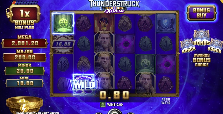 Thunderstruck Gold Blitz Extreme