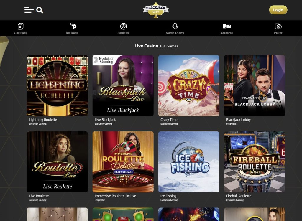 blackjackcity casino games