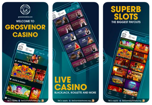Grosvenor casino mobile app