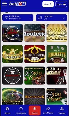 BetTom - Best Site to Play Live Table Games