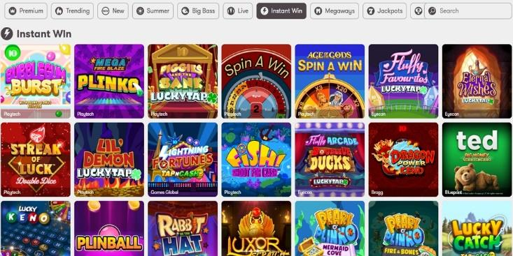 instant win games at 10bet